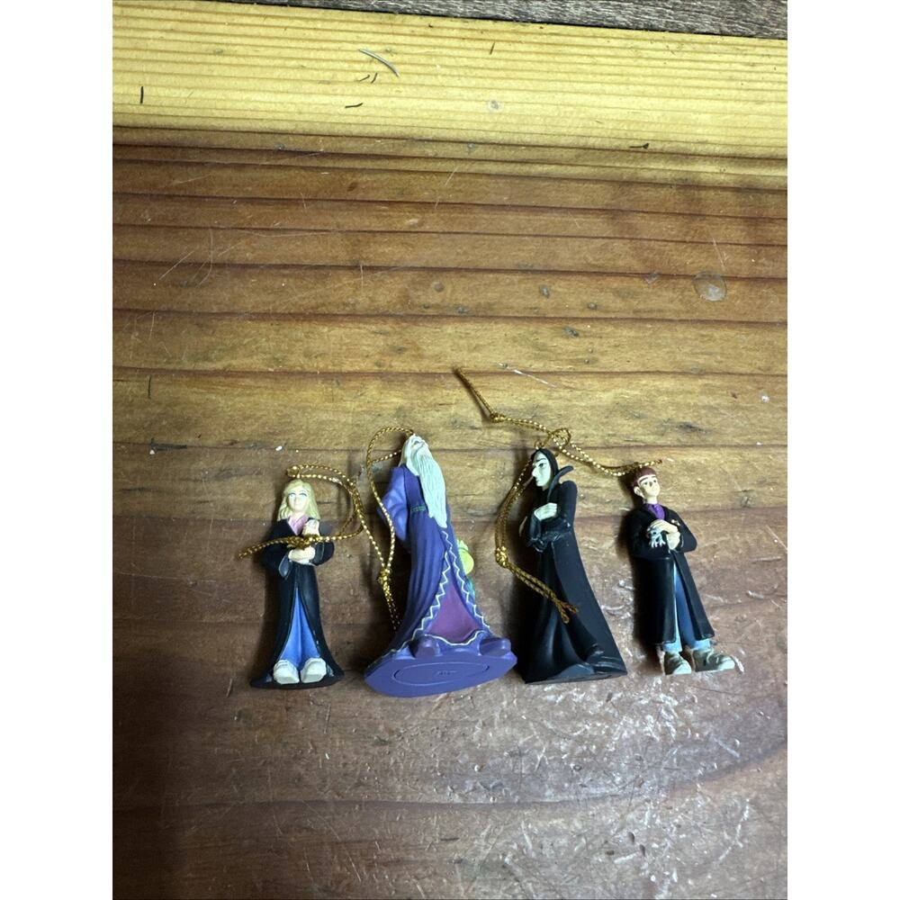 Miniature Harry Potter Character Christmas Ornaments Set Of 4 - No Harry